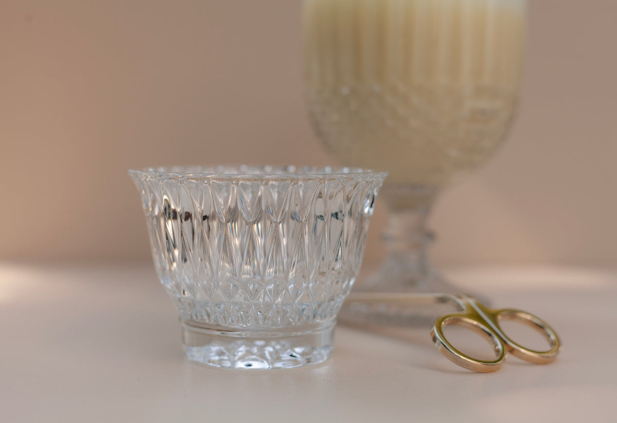 Cecily Vintage Glass Custom-Poured Candle