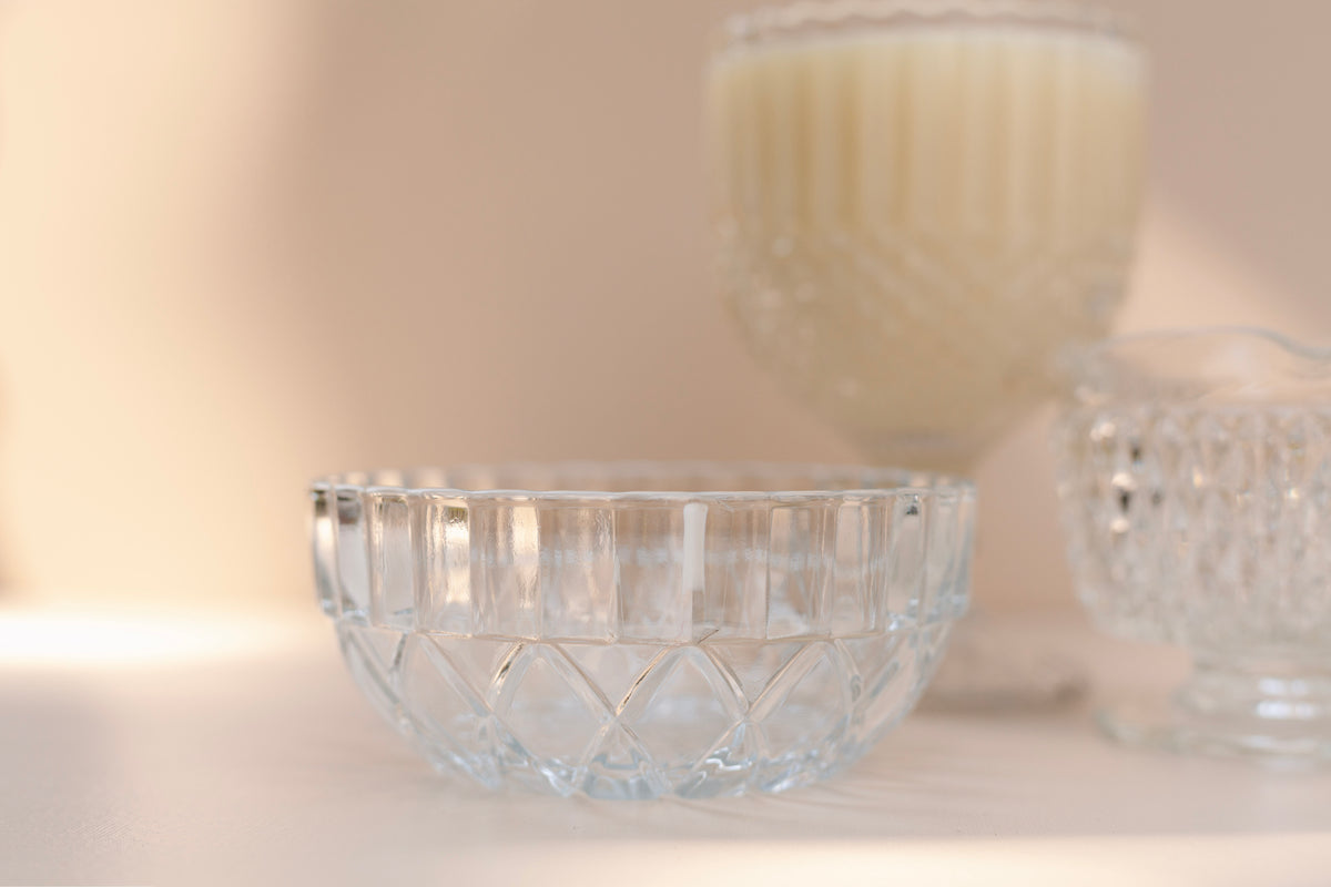 Odette Vintage Glass Custom- Poured Candle