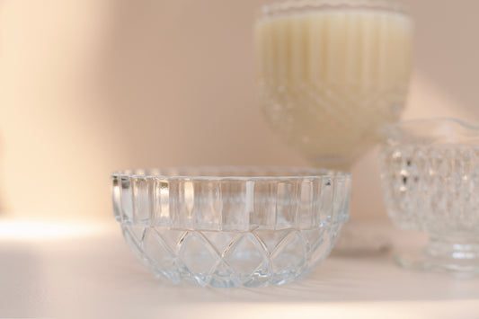 Odette Vintage Glass Custom- Poured Candle