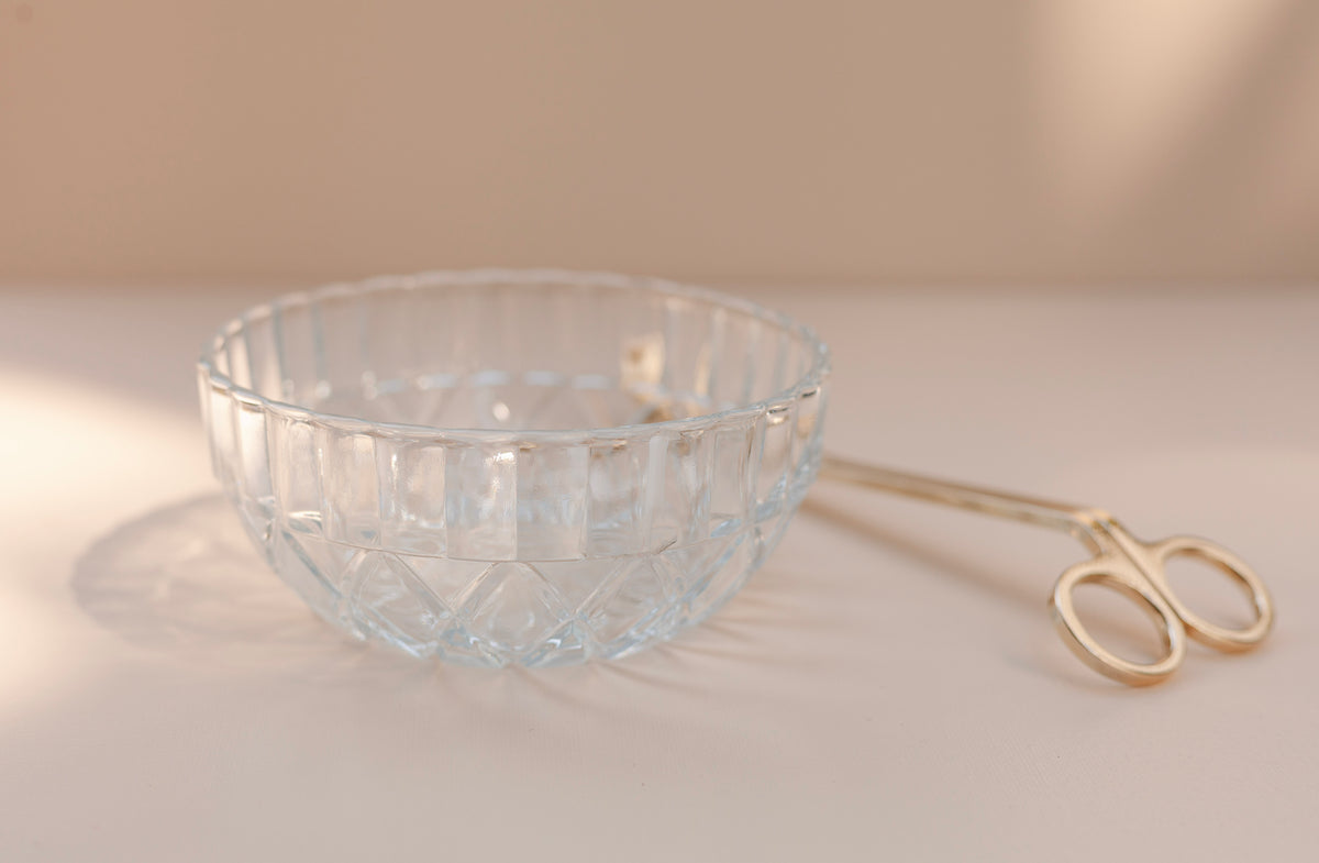 Odette Vintage Glass Custom- Poured Candle