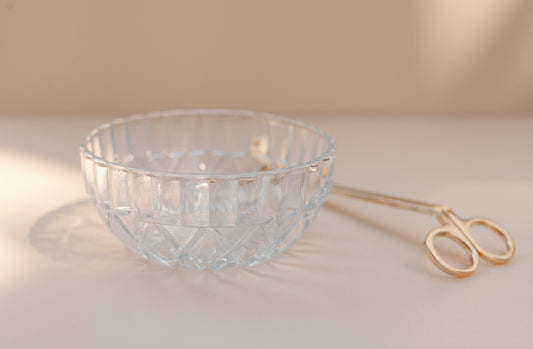 Odette Vintage Glass Custom- Poured Candle