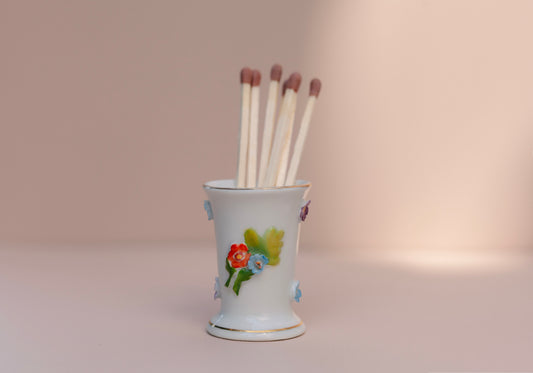 Delphine Vintage Porcelain Match Holder